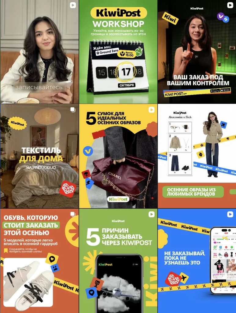 Международная компания доставок KIWIPOST — материалы проекта