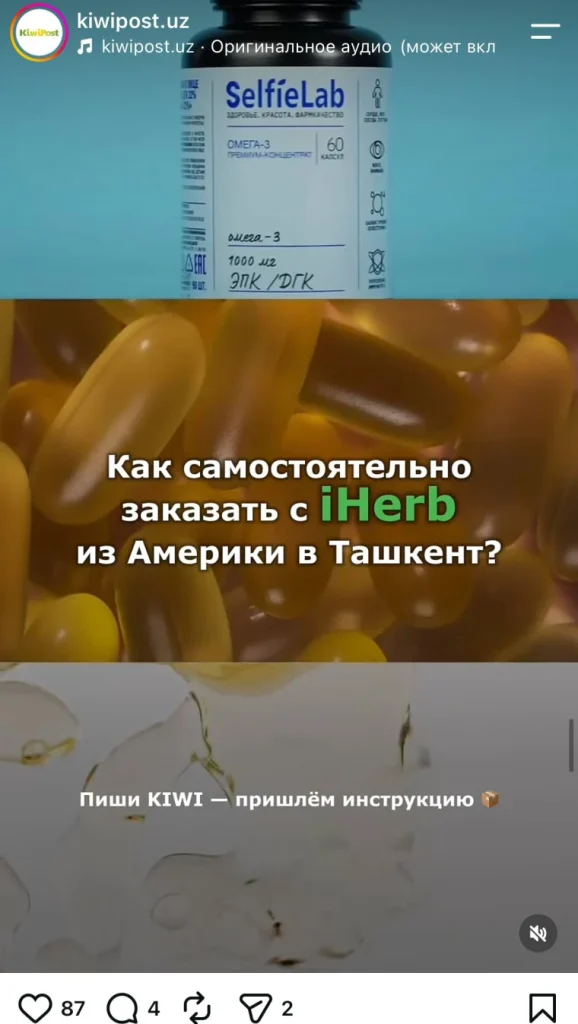 Международная компания доставок KIWIPOST — материалы проекта